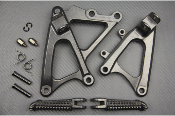 Pareja de estriberas reposapiés delanteras YAMAHA YZF R1 2009 - 2014