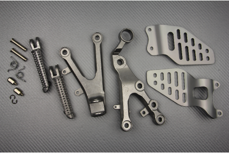 Pareja de estriberas reposapiés delanteras YAMAHA YZF R6 2006 - 2024