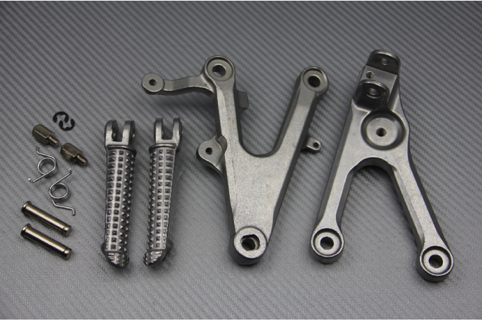 Pareja de estriberas reposapiés delanteras YAMAHA YZF R6 2003 - 2005