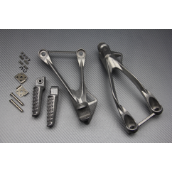 Pareja de estriberas reposapiés traseras KAWASAKI ZX6R / 636 2005 - 2008