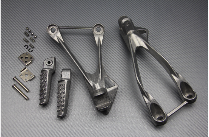 FUẞRASTENANLAGE HINTEN KAWASAKI ZX6R / 636 2005 - 2008 FUẞRASTENANLAGE HINTEN KAWASAKI ZX6R / 636 2005 - 2008