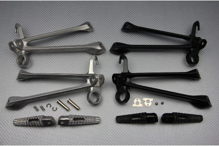 Pareja de estriberas reposapiés traseras SUZUKI GSXR 1000 07 / 08