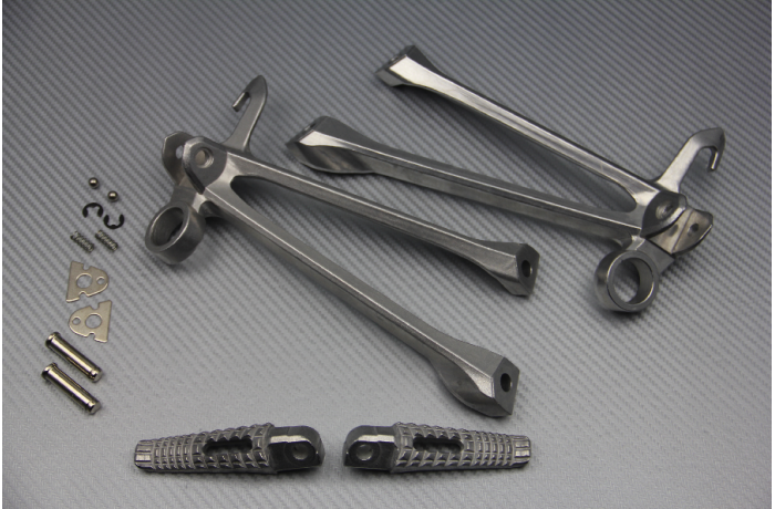 Supporto pedana posteriore SUZUKI GSXR 1000 07 / 08 Supporto pedana posteriore SUZUKI GSXR 1000 07 / 08