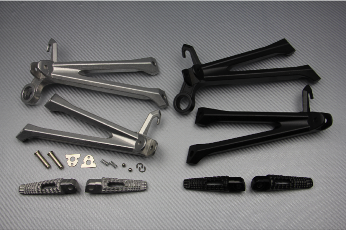 FUSSRASTENANLAGE HINTEN SUZUKI GSXR 600 / 750 / 1000 2009 - 2016  SIMPLE POT