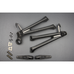 Pareja de estriberas reposapiés traseras SUZUKI GSXR 600 / 750 / 1000 2009 - 2016  SIMPLE POT