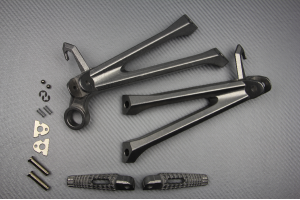 Pareja de estriberas reposapiés traseras SUZUKI GSXR 600 / 750 / 1000 2009 - 2016  SIMPLE POT