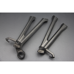 Pareja de estriberas reposapiés traseras SUZUKI GSXR 600 / 750 / 1000 2009 - 2016  SIMPLE POT
