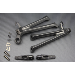 Pareja de estriberas reposapiés traseras SUZUKI GSXR 600 / 750 / 1000 2009 - 2016  SIMPLE POT
