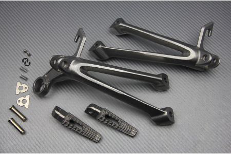 Platines repose pieds Arrière SUZUKI GSXR 600 / 750 2008 - 2010