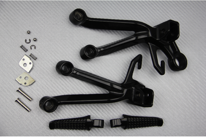 Platines repose pieds Arrière SUZUKI GSXR 600 / 750 / 1000 1996 - 2005 Platines repose pieds Arrière SUZUKI GSXR 600 / 750 / 1000 1996 - 2005