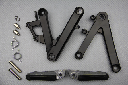 Pareja de estriberas reposapiés delanteras HONDA CBR 250 RR 1990 - 1997