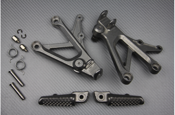 Platines repose pieds Avant HONDA CBR 600 F / F4 / FI / FS 1999 - 2006 Platines repose pieds Avant HONDA CBR 600 F / F4 / FI / FS 1999 - 2006