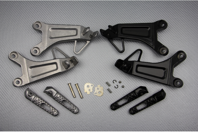 Pareja de estriberas reposapiés traseras HONDA CBR 600 RR 2003 - 2004