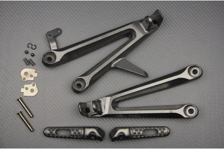 Pareja de estriberas reposapiés traseras HONDA CBR 1000 RR 2004 - 2007