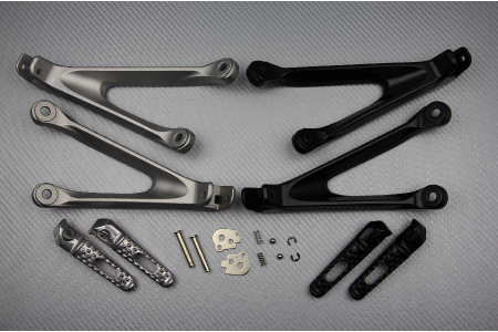 Pareja de estriberas reposapiés traseras HONDA CBR 1000 RR 2008 - 2016