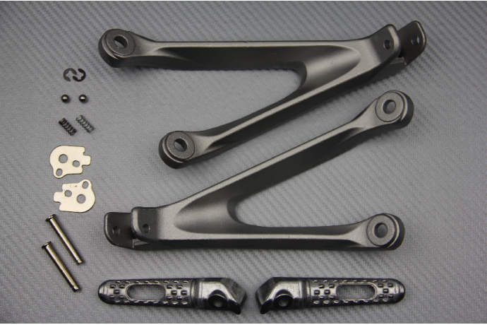 Pareja de estriberas reposapiés traseras HONDA CBR 1000 RR 2008 - 2016 Pareja de estriberas reposapiés traseras HONDA CBR 1000 RR 2008 - 2016