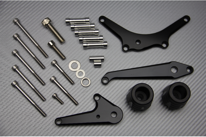 Tampons de protection Carters Moteur HONDA HORNET / CBR 600RR 2007 - 2023 Tampons de protection Carters Moteur HONDA HORNET / CBR 600RR 2007 - 2023