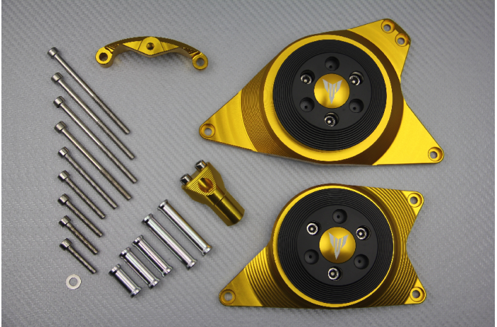 Tampons de protection Carters Moteur YAMAHA MT09 / XSR 900 / NIKEN / TRACER 900 2013 - 2024