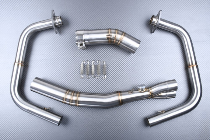 Línea completa / Sistema completo de escape KAWASAKI Ninja 400 R / Z400 2018 - 2022 Línea completa / Sistema completo de escape KAWASAKI Ninja 400 R / Z400 2018 - 2022