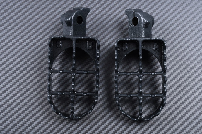 Pair of dirtbike footrests HONDA XR & CRF 50 / 70 / 80 / 100 / 150 R / F 1985 - 2009 Pair of dirtbike footrests HONDA XR & CRF 50 / 70 / 80 / 100 / 150 R / F 1985 - 2009