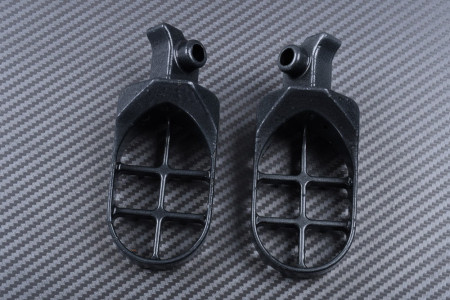 Paire de Repose-pieds Cross HONDA XR & CRF 50 / 70 / 80 / 100 / 150 R / F 1985 - 2009