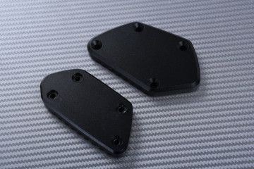 Paar eloxierte Flüssigkeitsbehälterdeckel für Bremsen und Kupplung für BMW