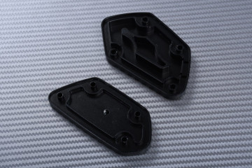 Paar eloxierte Flüssigkeitsbehälterdeckel für Bremsen und Kupplung für BMW