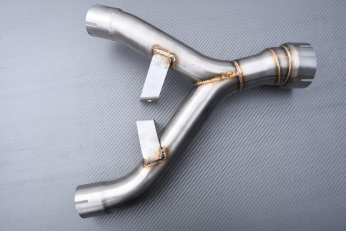 Tube intermédiaire / Y Pipe décatalyseur échappement KAWASAKI Z1000 / Z1000SX / Z1000R 2010 - 2021
