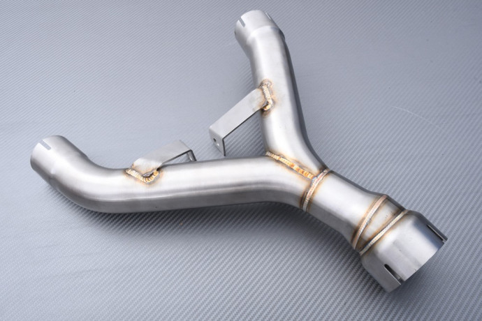 Y Mid Pipe link with Decat KAWASAKI Z1000 / Z1000SX / Z1000R 2010 - 2021 Y Mid Pipe link with Decat KAWASAKI Z1000 / Z1000SX / Z1000R 2010 - 2021