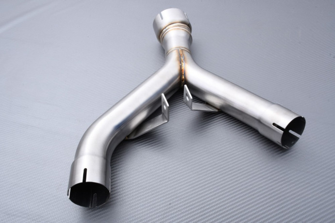 Manguito de conexión en Y / Y Pipe con decatalizador KAWASAKI Z1000 / Z1000SX / Z1000R 2010 - 2021 Manguito de conexión en Y / Y Pipe con decatalizador KAWASAKI Z1000 / Z1000SX / Z1000R 2010 - 2021