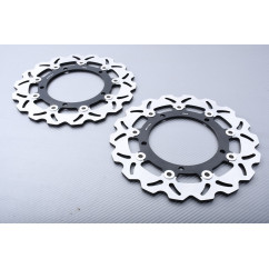 Paire de disques avant wave 300 mm pour KAWASAKI Z650 / Z900 / Z900RS & Ninja 650 2017 - 2021