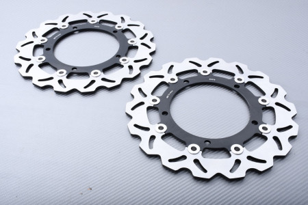 Paire de disques avant wave 300 mm KAWASAKI Z650 / Z900 / Z900RS & Ninja 650 2017 - 2021