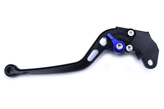 Schwarz + blauer Versteller