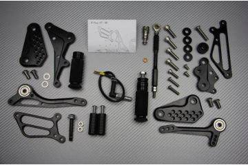 Platines Commandes Reculées SUZUKI BKING 1340 2007 - 2014 Platines Commandes Reculées SUZUKI BKING 1340 2007 - 2014