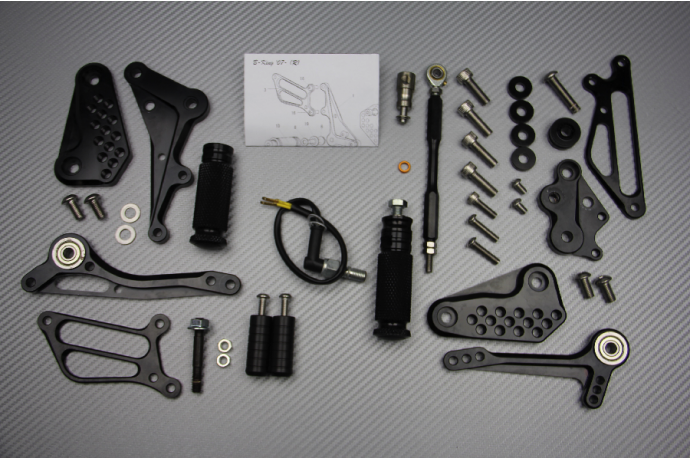 Estriberas retrasadas regulables SUZUKI BKING 1340 2007 - 2014 Estriberas retrasadas regulables SUZUKI BKING 1340 2007 - 2014