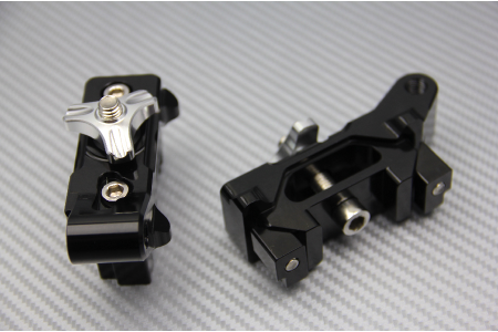 Coppia di supporti cavalletto & regolazione forcellone YAMAHA MT07 & XSR 700