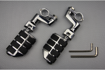 Pair of Front Comfort / Freeway Footpegs for HONDA GOLD WING GL 1500 1800 F6C VALKYRIE