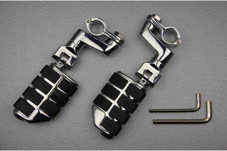 Pair of Front Comfort / Freeway Footpegs for HONDA GOLD WING GL 1500 1800 F6C VALKYRIE