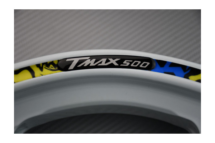 Motorrad Felgenrandaufkleber YAMAHA - Logo TMAX 500