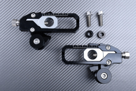 Paire de Tendeurs de chaîne en aluminium avec support diabolos HONDA CBR / CB 650 F / R 2014 - 2023