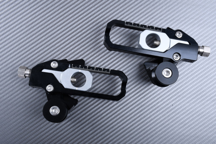 Paire de Tendeurs de chaîne en aluminium avec support diabolos HONDA CBR / CB 650 F / R 2014 - 2023