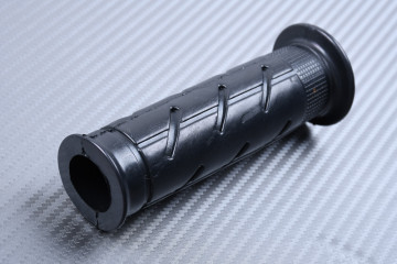 Par de puños de manillar de goma de 22 mm con caña de gas Par de puños de manillar de goma de 22 mm con caña de gas