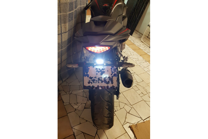 Portamatrícula HONDA CB / CBR 500 F / X / R 2016 - 2023 Portamatrícula HONDA CB / CBR 500 F / X / R 2016 - 2023