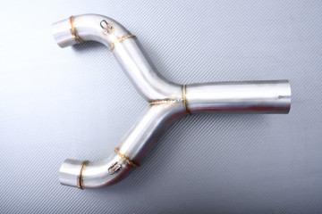 Tube intermédiaire / Y Pipe pour échappement APRILIA SHIVER 750 / GT 2007 - 2016