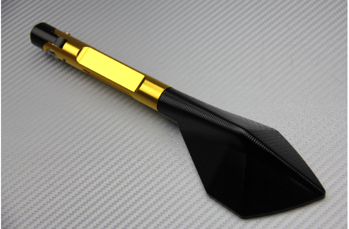 Paire de Rétroviseurs en Aluminium anodisé