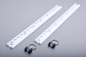 Paire de rails d'arrimage aéro semi-circulaires 50 cm