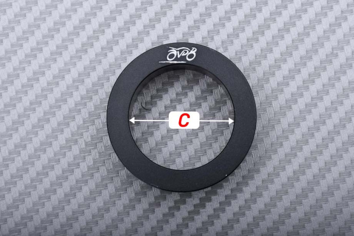 Entretoises de roues fixes avant et arrière KAWASAKI ZX6R 636 2019 - 2022 Entretoises de roues fixes avant et arrière KAWASAKI ZX6R 636 2019 - 2022