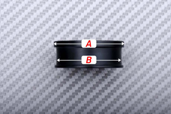 Feste Abstandshalter für Vorder- und Hinterräder KAWASAKI ZX10R 2021 - 2022 Feste Abstandshalter für Vorder- und Hinterräder KAWASAKI ZX10R 2021 - 2022
