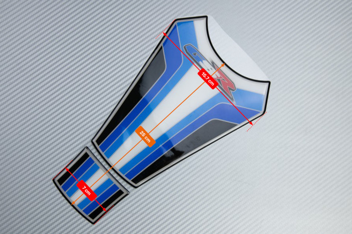 Protección adhesiva del depósito SUZUKI GSR - Diseño 1