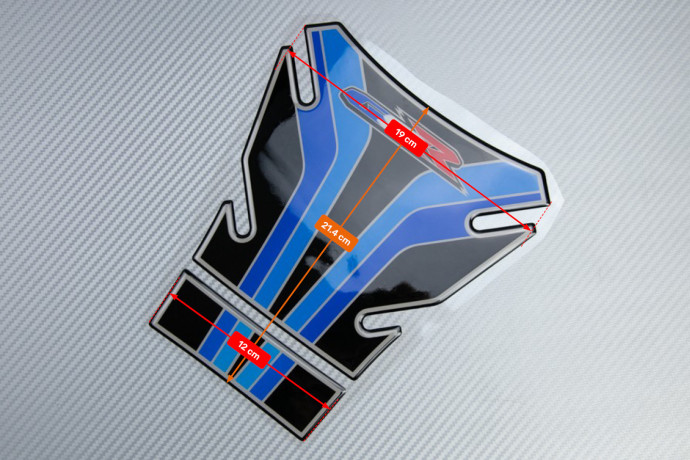 Protection adhésive pour réservoir SUZUKI GSR - Design 2 Protection adhésive pour réservoir SUZUKI GSR - Design 2